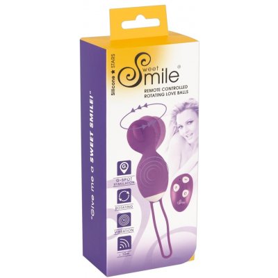 Sweet Smile Remote Controlled Rotating Love Balls – Zboží Mobilmania