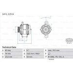 Alternátor BOSCH 0 986 049 460 – Hledejceny.cz