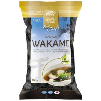 Golden Turtle Chef Mořská Řasa Wakame sušená 100 g – Zboží Mobilmania