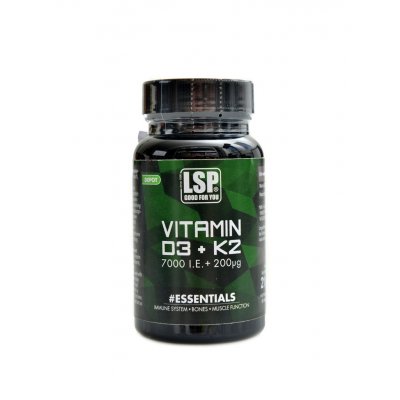LSP Vitamin D3 7000 IU K2 200 mcg 60 kapslí – Hledejceny.cz