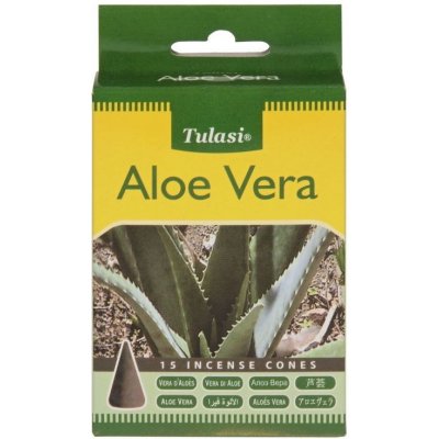 Tulasi Aloe vera indické vonné františky 15 ks