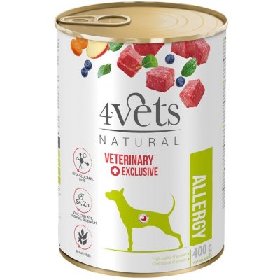 4Vets Natural Veterinary Exclusive ALLERGY Lamb 400 g