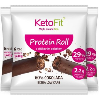KetoFit Protein Roll 3 x 120 g