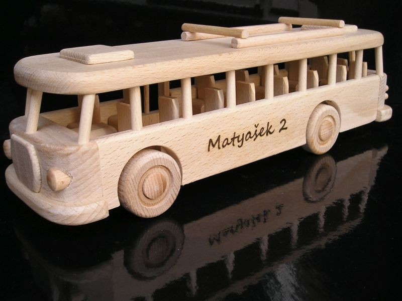 SOLY dřevěný autobus RTO dřevěné hračky s VĚNOVÁNÍM od 695 Kč - Heureka.cz