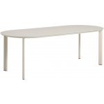Kave Home zahradní stůl Erice 230 x 100 cm se skleněnou deskou Krémový – Hledejceny.cz