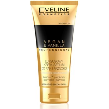 Eveline Cosmetics Argan & Vanilla Luxusní krém + sérum na ruce a nehty 100 ml