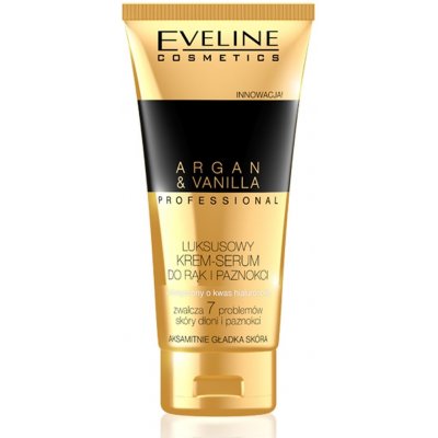 Eveline Cosmetics Argan & Vanilla Luxusní krém + sérum na ruce a nehty 100 ml – Zboží Mobilmania