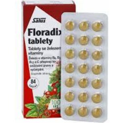 Doplněk stravy Salus Floradix Železo+ 84 tablet
