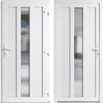 OknaDvereNaMiru.cz Vchodové plastové dveře Magnus bílá / bílá pravé otevírání dovnitř 98 x 198 cm – Zboží Mobilmania