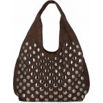 Paolo Bags Stylová dámská kabelka na rameno Mira tmavě hnědá – Hledejceny.cz
