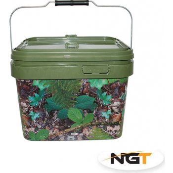 NGT Kbelík 10l Medium Camo Bucket Square Deluxe