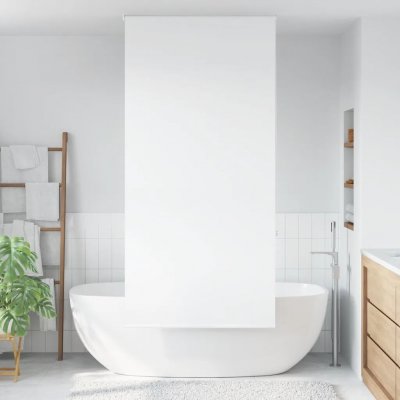 Textilní sprchový Závěs VidaXL 90 x 240 cm – Hledejceny.cz