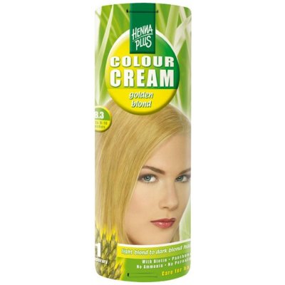 Henna Plus přírodní barva krémová 8.3 zlatá blond 60 ml – Zboží Mobilmania