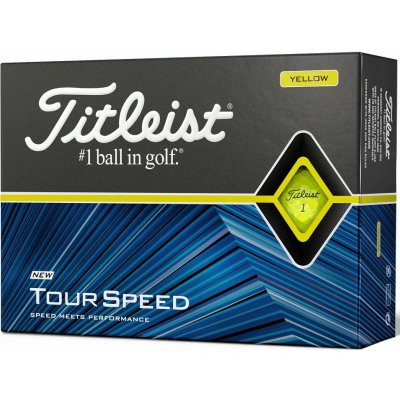 Titleist Tour Speed žluté 3 ks – Zbozi.Blesk.cz