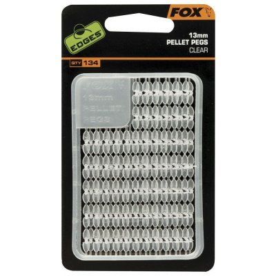 Fox Zarážky na pelety Edges Pellet Pegs Clear 13mm 2ks – Zboží Mobilmania