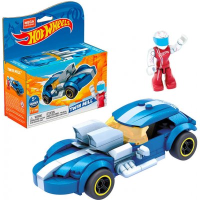 Mega Bloks Micro Hot Wheels Auto s řidičem Twin Mill III 91708 – Zboží Dáma