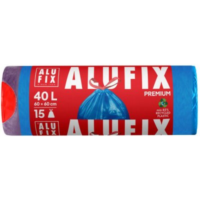 Alufix Pytle Premium stahovací 60l 26µm 15ks modré – Sleviste.cz