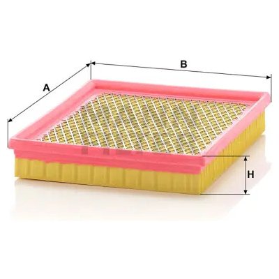 MANN FILTER Vzduchový filtr C 2372 – Hledejceny.cz