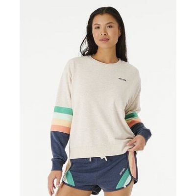 Rip Curl mikina SURFBREAK CREW Oatmeal Marle – Zboží Mobilmania