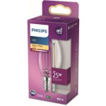 Philips 8718699777531 LED žárovka 1x2W E14 250lm 2700K teplá bílá, čirá, Eyecomfort – Zboží Živě