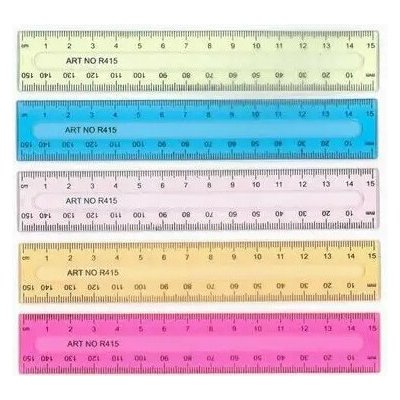 Fandy 338002 pravítko mix barev 15 cm – Zboží Živě