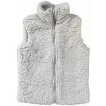 Monkey Mum beránková vesta Světle šedá – Sleviste.cz