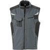 Pracovní oděv JAMES NICHOLSON Pracovní softshell vesta Workwear Softshell Vest Carbon Černá