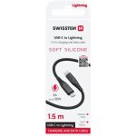 Swissten 71534010 USB-C / Lightning, 1,5m, černý – Zboží Mobilmania