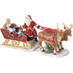 Villeroy & Boch VILLEROY & BOCH Christmas Toys dekorace/svícen Santovo spřežení 36 cm