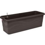 Plastkon Gardenie Smart samozavlažovací truhlík hnědá 40 cm – Sleviste.cz