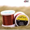 Výroba nástrahy Hends Products Oval tinsel 11 m Měděný