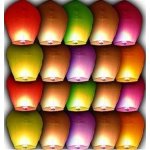 Lampiony štěstí mix barev – Zboží Dáma