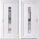 OknaDvereNaMiru.cz Vchodové plastové dveře Hana bílá / bílá pravé otevírání dovnitř 100 x 210 cm – Zboží Mobilmania