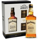 Jack Daniel's Honey 35% 0,7 l (dárkové balení 2 sklenice) – Zboží Dáma