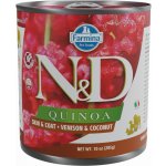 N&D Quinoa Dog Adult Skin & Coat Venison & Coconut 285 g – Hledejceny.cz