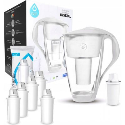 Dafi Crystal Led 2 l a filtry Dafi Classic 6 ks – Sleviste.cz