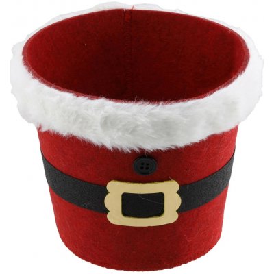 GEROMA Vánoční dekorace košík z filcu 15,5 x 13,5 cm – Hledejceny.cz