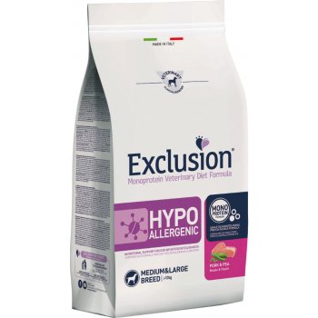 Exclusion Diet Hypoallergenic Medium/Large Adult Pork & Pea 2 x 12 kg