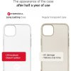 Pouzdro a kryt na mobilní telefon Apple FORCELL F-PROTECT Long Lasting pro APPLE IPHONE 15 PLUS transparent