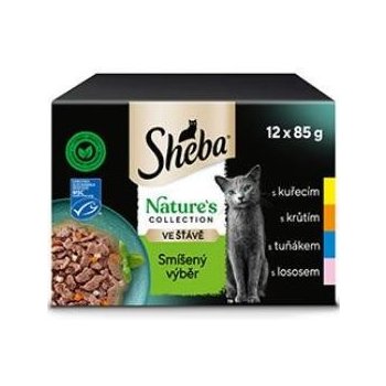 Sheba Nature Mix výběr 12 x 85 g