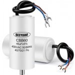 Rozběhový kondenzátor CBB60 – 20 µF / 450 V AC (válcový, vývody s kabelem) – Sleviste.cz