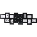 Home Styling Collection Nástěnné hodiny s 10 fotorámečky, 80 × 4 × 26 cm – Hledejceny.cz