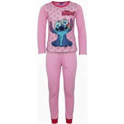 Difuzed bavlněné pyžamo Lilo & Stitch sv. růžové – Sleviste.cz