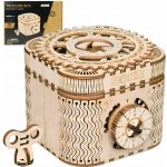 Robotime 3D dřevěné mechanické puzzle Trezor 158 ks – Sleviste.cz