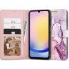 Pouzdro a kryt na mobilní telefon Samsung TECH-PROTECT WALLET SAMSUNG GALAXY A25 5G MARBLE