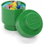 LEGO® úložný box kulatý 12,3 x 18,3 cm tmavě zelená – Hledejceny.cz