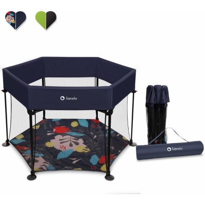 Lionelo dětská ohrádka Roel Blue Navy – Zbozi.Blesk.cz