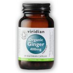 Viridian Organic Ginger 400 mg 90 kapslí – Hledejceny.cz