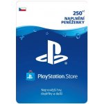 PlayStation dárková karta 250 Kč – Zboží Dáma