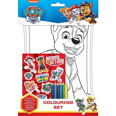 Nickeledeon Omalovánkový set PAW PATROL – Zboží Mobilmania